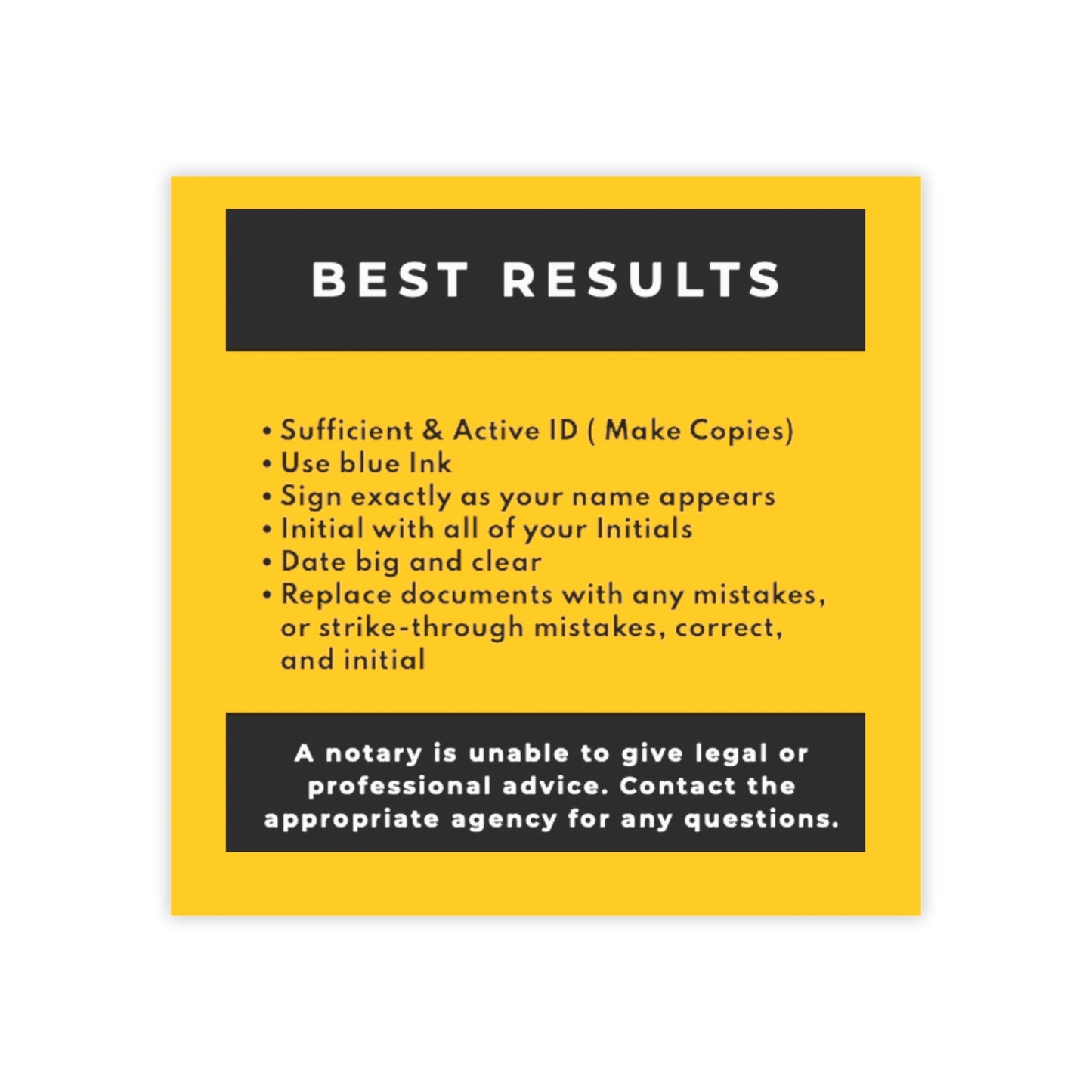 50-Sheet Post-it® Note Pad | Loan Signing Best Results