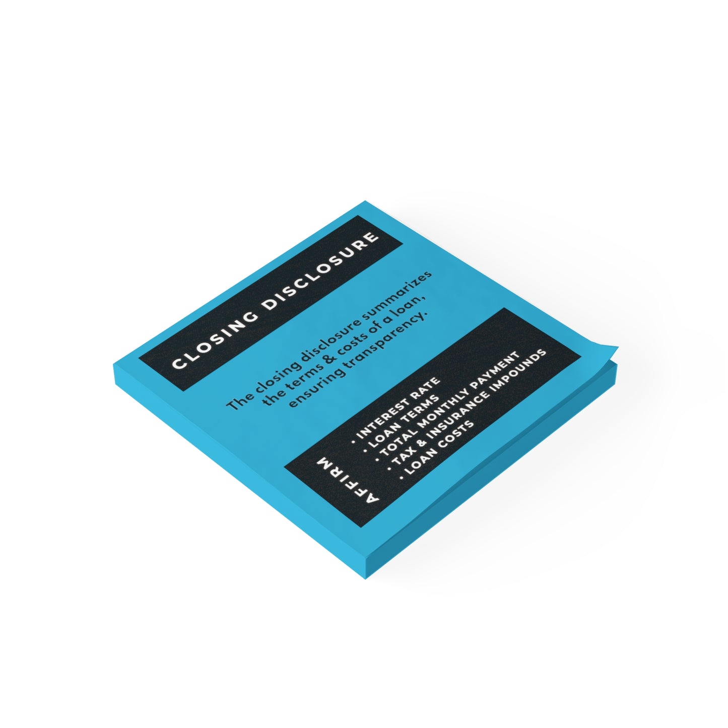 50-Sheet Post-it® Note Pad | Closing Disclosure