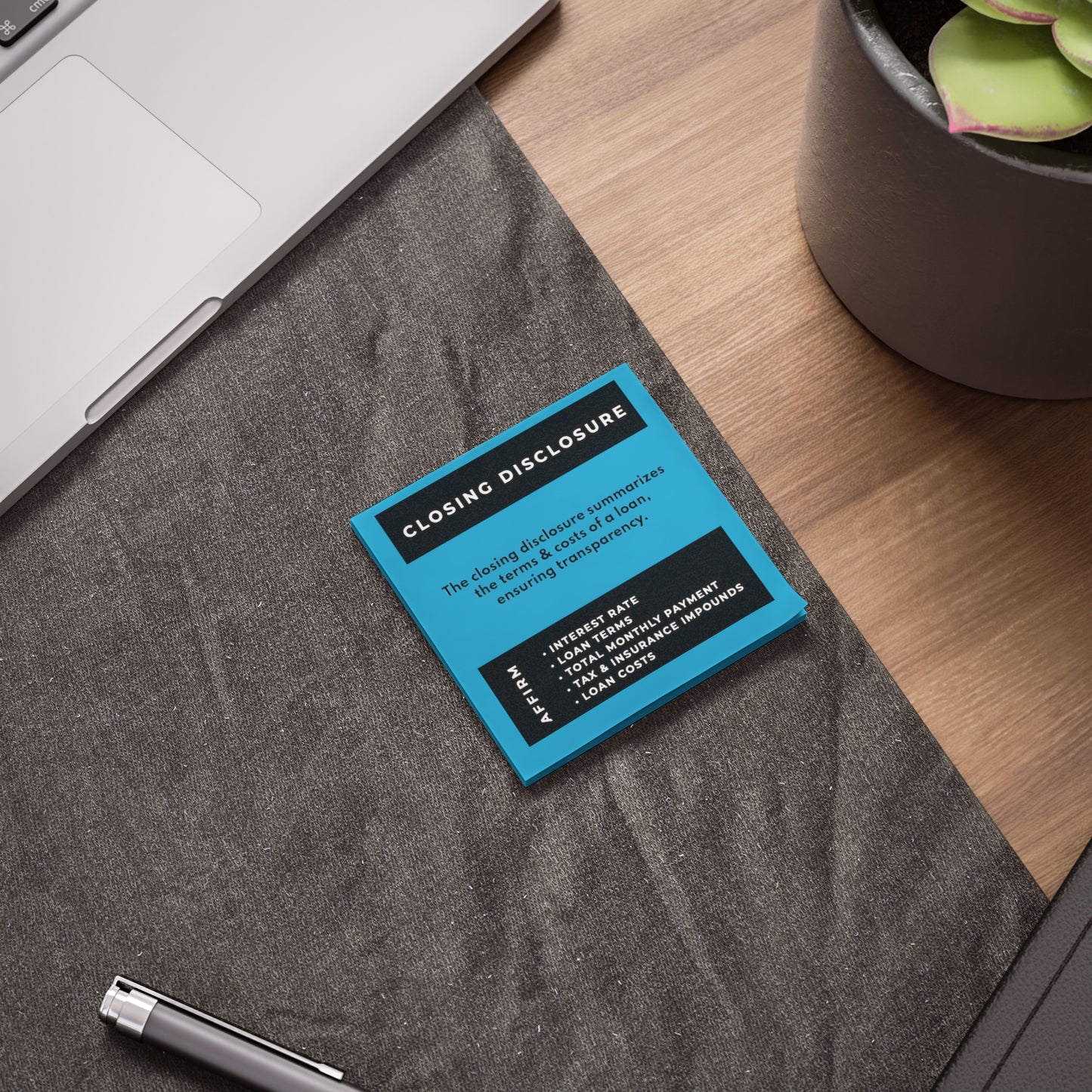50-Sheet Post-it® Note Pad | Closing Disclosure